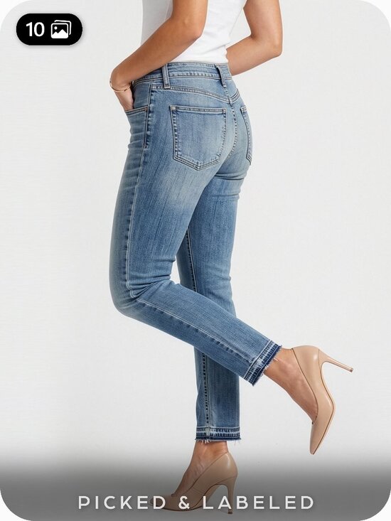 rag & bone Denim - Rag & Bone Dre Slim Boyfriend Jeans Womens Size 29 Cropped Dark Wash W1590K510